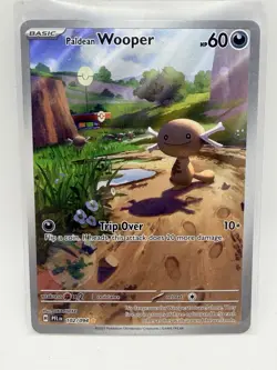 Paldean Wooper 102/094 Phantasmal Flames Illustration Rare Full Art Pokemon Card - Image 1