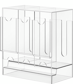 Card Pack Dispenser 3 Slot Trading Card Storage Box Organizer OPEN BOX - Image 1