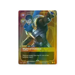 Garen - Might of Demacia - Riftbound Organized Play Promotional Cards (OPP) - Image 1