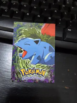 1999 Topps Pokemon Card TV Animation Edition #02 Ivysaur E2 of 12 Blue Logo - Image 1