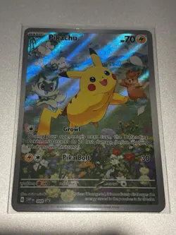 Pokemon Kirlia & Pikachu Holo Cards SV1V 212/198 SVP 088 2023 Lot - Image 3