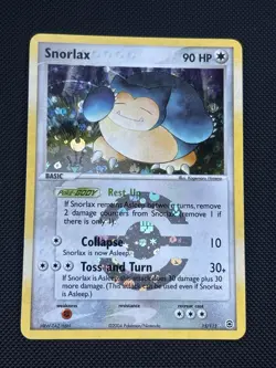 Pokemon Card - 2004 Snorlax - Fire Red & Leaf Green - 15/112 - Reverse Holo Rare - Image 1