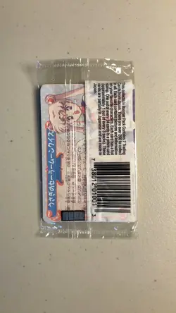 One Sealed Vintage Pack x7 Cards 1993 - 1995 Sailor Moon Carddass Bandai - 143 - Image 2