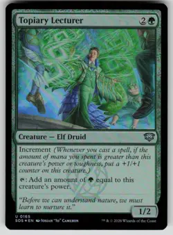 Topiary Lecturer Foil Uncommon Secrets of Strixhaven 165 MTG Near Mint 2026 - Image 1