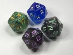 4 mtg Spindown Dice Oversized D20 life counter dice - Image 1