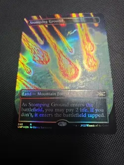 Stomping Ground (Borderless) [UNF - 280] - NM [Foil] TCG MTG - Image 1