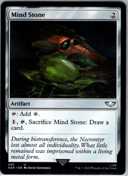Mind Stone () - 245 - Universes Beyond: Warhammer 40,000 - Magic MTG - NM - B3G1 - Image 1