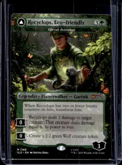 Magic The Gathering MTG Recyclops, Eco-friendly Borderless Foil #2169 - Image 1