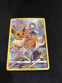 Pokemon TCG Eevee Trainer Gallery TG11/TG30 Brilliant Stars NM Condition - Image 1