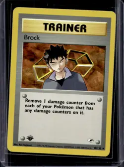 2000 Pokemon Gym Heroes 1st Edition Brock #98/132 - Image 1