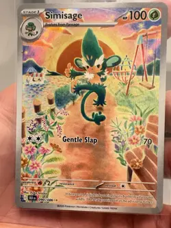 POKEMON TCG Simisage 090/086 Sv: Black Bolt Holo - Image 1