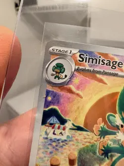 POKEMON TCG Simisage 090/086 Sv: Black Bolt Holo - Image 3