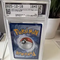 Pokemon TCG Me01 Mega Lucario EX Special Illustration Rare Holo 179/132 PSA 9 - Image 2