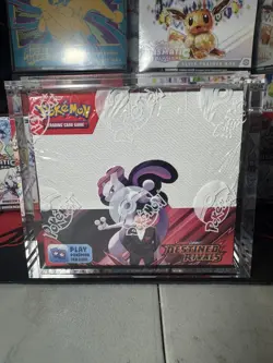 Pokemon Scarlet & Violet: Destined Rivals Booster Box *SEALED* in Acrylic Case - Image 1