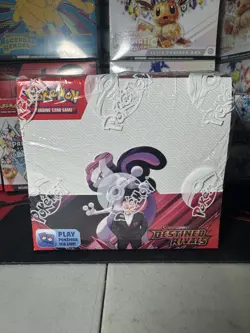 Pokemon Scarlet & Violet: Destined Rivals Booster Box *SEALED* in Acrylic Case - Image 2