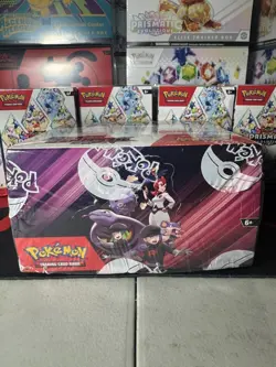 Pokemon Scarlet & Violet: Destined Rivals Booster Box *SEALED* in Acrylic Case - Image 5