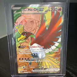 Pokemon Ethan's Ho-Oh ex Holo 209/182 Sv10 230HP Ultra Rare English - Image 1