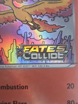 Pokemon Tcg Moltres Fates Colide Prerelease Staff Stamp Xy127 Holo Excellent... - Image 5