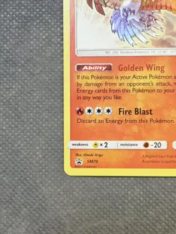Shining Ho-Oh SM70 Holo Rare 2017 Sun Moon Shining Legends ETB Promo Pokemon NM - Image 5