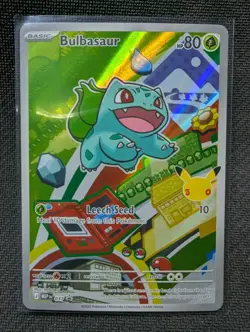 Kanto Starters First Partner Illustration Promos 30th Anniversary Pokemon NM TCG - Image 2