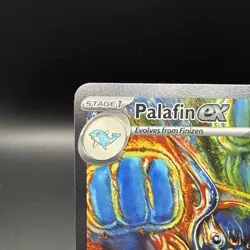 Pokemon Prismatic Evolutions Palafin ex 151/131 Special Illustration Rare NM - Image 2