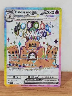 Pokemon TCG Palossand EX Surging Sparks Ultra Rare Full Art 221/191 - NM - Image 1