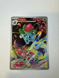 Ivysaur Illustration Rare ME01: Mega Evolution Holofoil 134/132 NM - Image 1