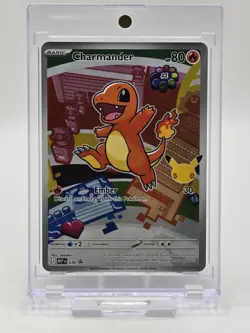 Charmander MEP 038 Pokemon First Partner Illustration Black Star Promo - Image 1