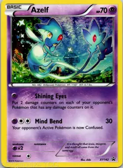 Azelf - XY142 XY142 Holo Promo XY Promo Pokemon NM - Image 1