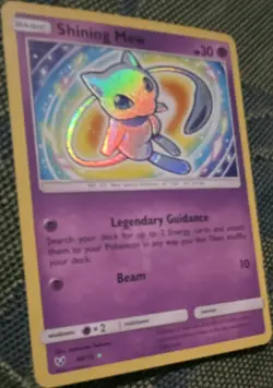 Pokemon Shining Mew Shining Legends 40/73 Shiny Holo Rare 30 HP Basic English - Image 1