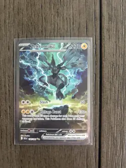 Pokemon Zekrom EX 230 HP Holo Special Illustration Rare 166/086 Sv: Black Bolt - Image 1