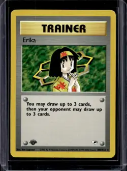 2000 Pokemon Gym Heroes 1st Edition Erika #100/132 - Image 1