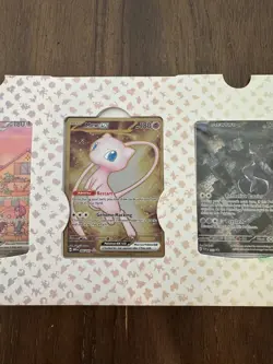 Pokemon TCG 151 UPC Promo Set Mew 053, Mewtwo 052, Metal Mew 205 SEALED - Image 4