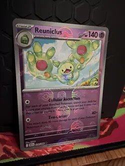 Reuniclus (Poke Ball Pattern) 039/086 Uncommon Holo NM Pokemon SV: Black Bolt - Image 1