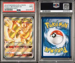 PSA 9 Ultra Necrozma GX Full Art Forbidden Light Sun & Moon 127/131 2018 Pokemon - Image 3