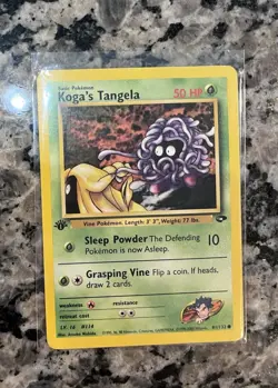 Pokemon Koga's Tangela Gym Challenge 81/132 50 HP Common 1st Edition Regular - Image 1
