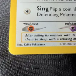 Pokemon Jigglypuff Promo Basic Southern Islands Regular 08/18 2001 Fukuyama - Image 5