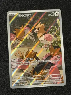 Pokemon TCG Spearow 151/132 S&V Mega Evolution Illustration Rare 2025 NM - Image 1