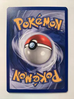 Water Energy - ERROR Ink Bubble Ink Blot 102/102 Pokemon Base Set Unlimited - NM - Image 2