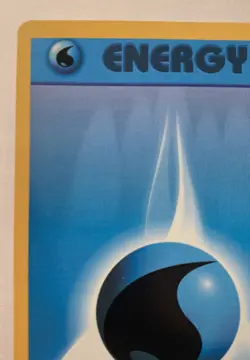 Water Energy - ERROR Ink Bubble Ink Blot 102/102 Pokemon Base Set Unlimited - NM - Image 3