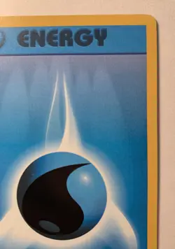 Water Energy - ERROR Ink Bubble Ink Blot 102/102 Pokemon Base Set Unlimited - NM - Image 4