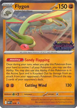 Flygon (Prerelease) 016 Holo Promo ME: Mega Evolution Promo Pokemon Near Mint - Image 1