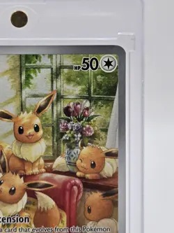Pokemon Eevee 188/167 Sv06: Twilight Masquerade Holo Illustration Rare Full Art - Image 3