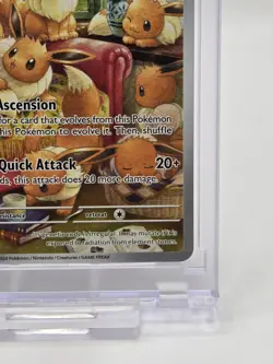 Pokemon Eevee 188/167 Sv06: Twilight Masquerade Holo Illustration Rare Full Art - Image 4