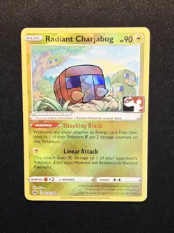 Radiant Charjabug 051/159 Rare Holo Prize Pack Series 3 Pokemon League - Image 1