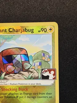 Radiant Charjabug 051/159 Rare Holo Prize Pack Series 3 Pokemon League - Image 4