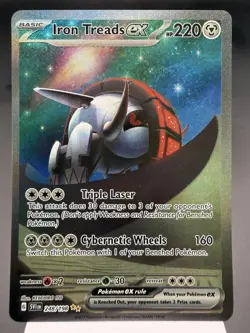 Iron Treads ex 248/198 - Special Illustration Rare - Scarlet & Violet Pokemon NM - Image 1