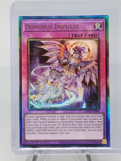 Dominus Impulse - Prismatic Ultimate Rare 1st Ed RA05-EN080 Yugioh TCG - Image 1