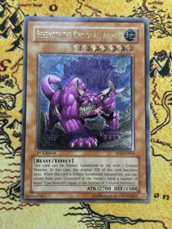 Yugioh Behemoth the King of All Animals FET-EN014 Ultimate 1st Edition NM - Image 2