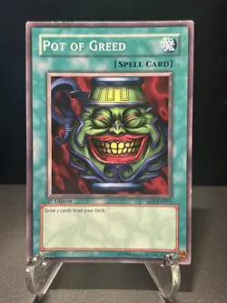 Pot of Greed #SD1-EN015 Yugioh 1st Edition - Image 1